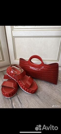 Сумка клатч и сандалии И Т А Л И Я