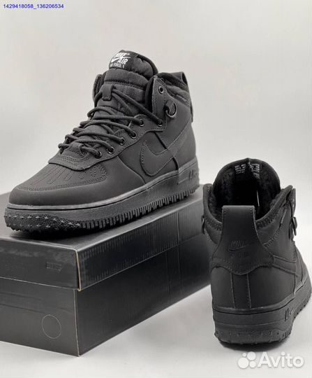 Ботинки Nike Air Force 1 Duckboot (с мехом) (Арт.88922)
