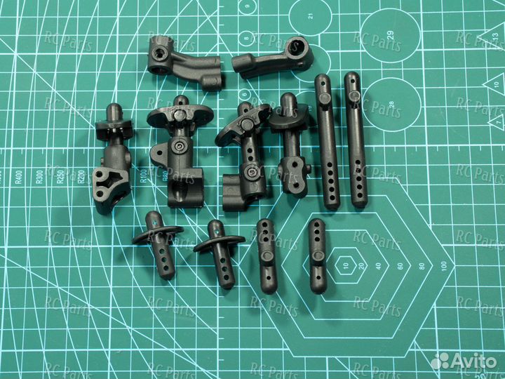 Опоры корпуса Arrma 1/8 body post mount SET