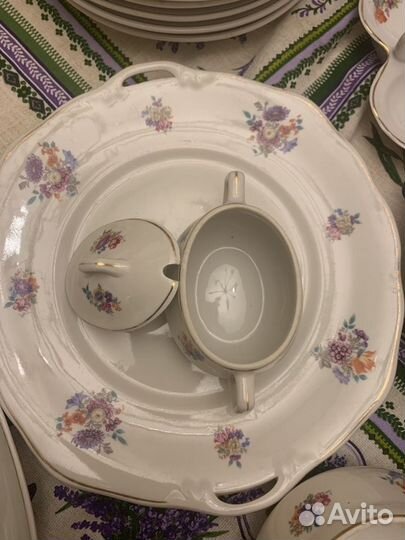 Набор столовой посуды Дулево 1956г