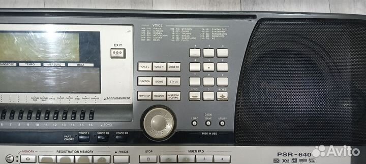 Синтезатор yamaha psr 640