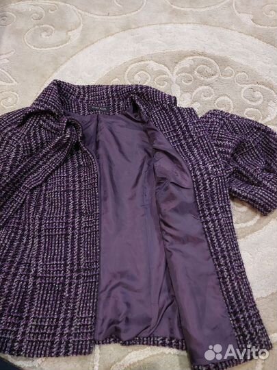 Твидовый жакет демисезонный 48-50