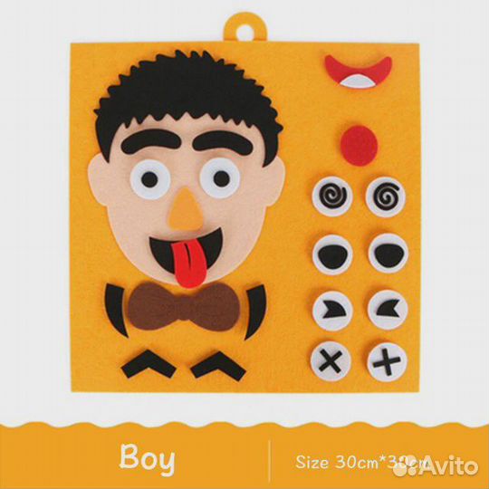 Детская игрушка развивайка, собери настроение