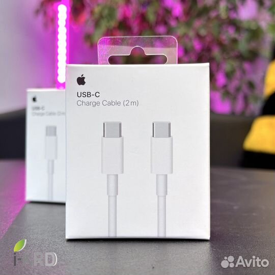 Шнур Apple USB-C to USB-C 2м (Строго оригинал)