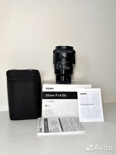 Объектив Sigma AF 35mm f/1.4 DG HSM Art Sony E