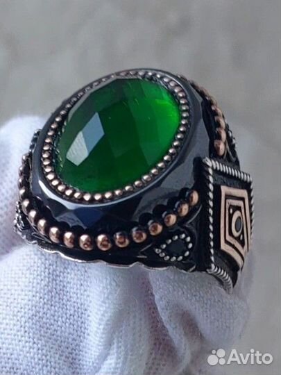 Мужской перстень серебро