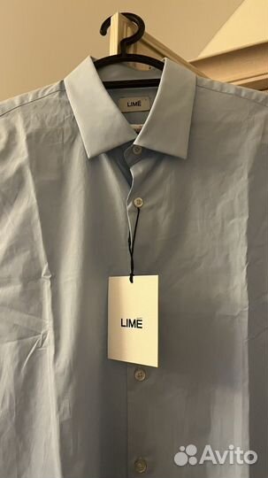 Голубая рубашка lime