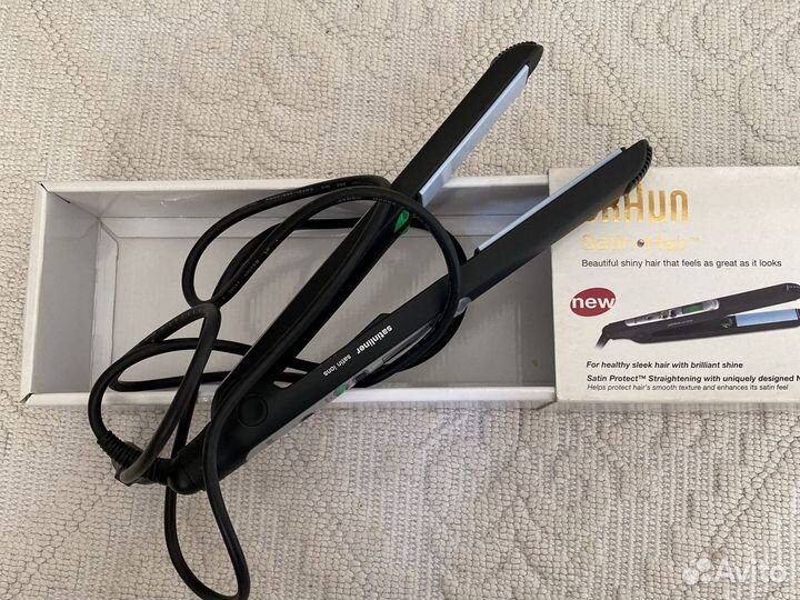 Стайлер для волос утюжок braun Satin Hair ES2