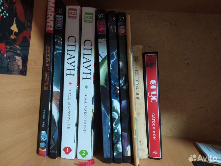 Комиксы (марвел,на английском,DC) + книги