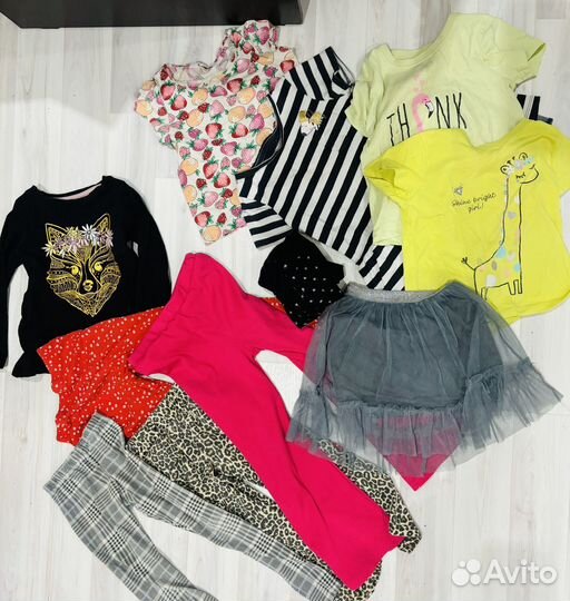 Детские вещи пакетом на девочку 98 104