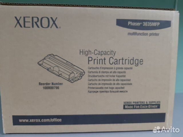 Принт-картридж xerox Phaser 3635 10K (108R00796)