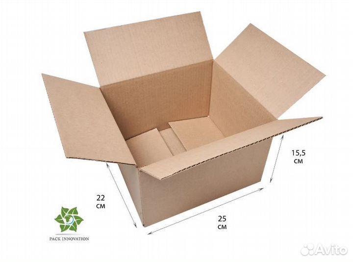 Коробка гофрокартон 22*25*15 упак 60 шт
