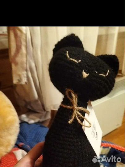 Вязаная кошечка