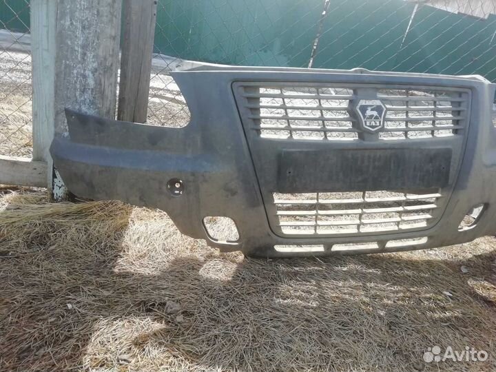Передний бампер на газель