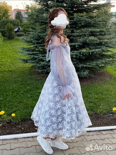 Вечернее платье 42 44 белое