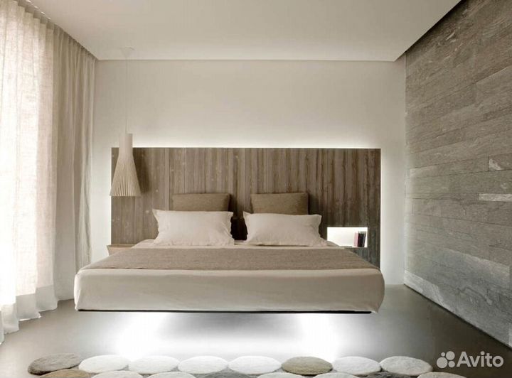 Кровать с парящим эффектом