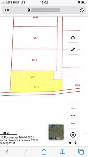Участок 18,5 сот. (СНТ, ДНП)
