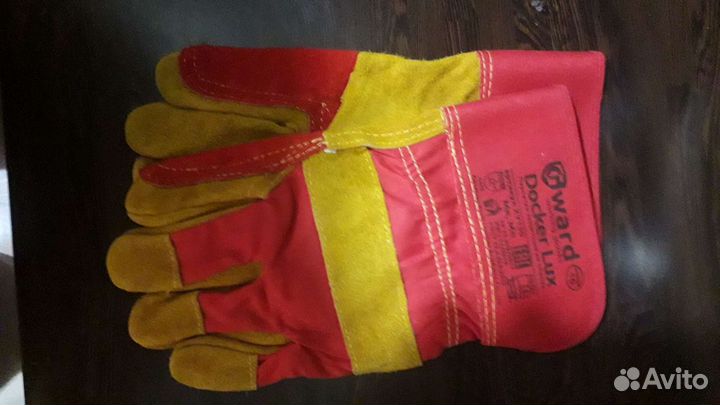 Перчатки защитные из спилка. Жаропрочные