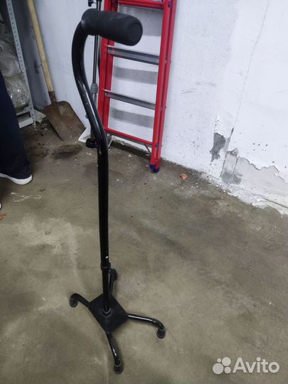 Трость 4-х опорная с повышенной грузоподъёмностью