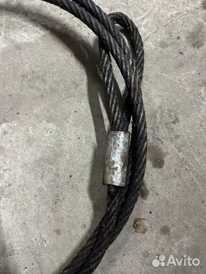 Канат стальной трос 24 мм, 6 м