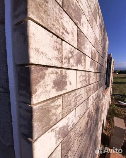 Кирпич полуторный облицовочный половинка