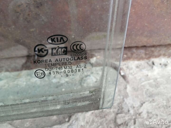 Стекло Двери Киа Рио 2