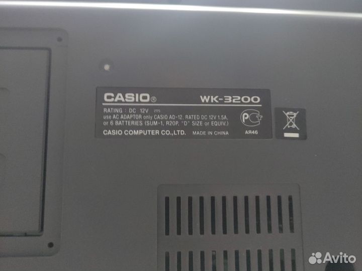 Синтезатор casio wk 3200