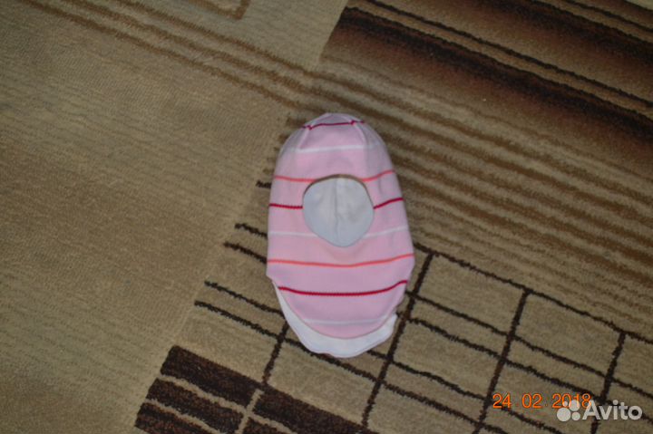 Шапка -шлем котик осень-зима