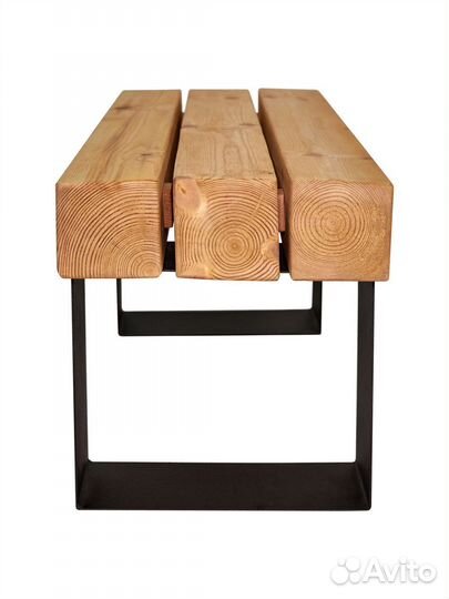 Скамейка садовая брус 100х100