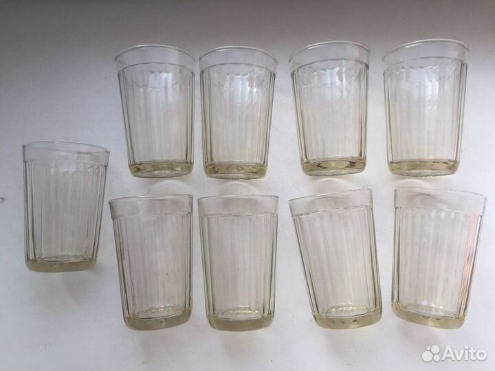 Стаканы граненые СССР клеймо
