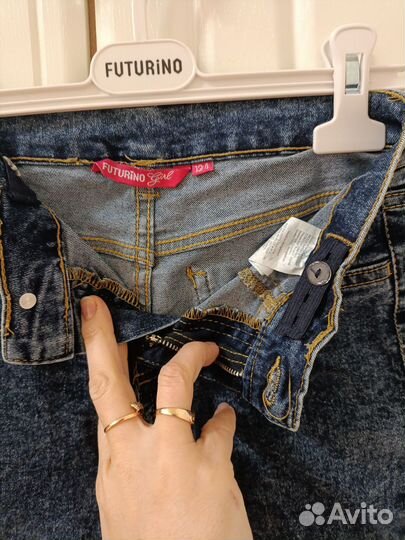 Джинсы узкие для девочки