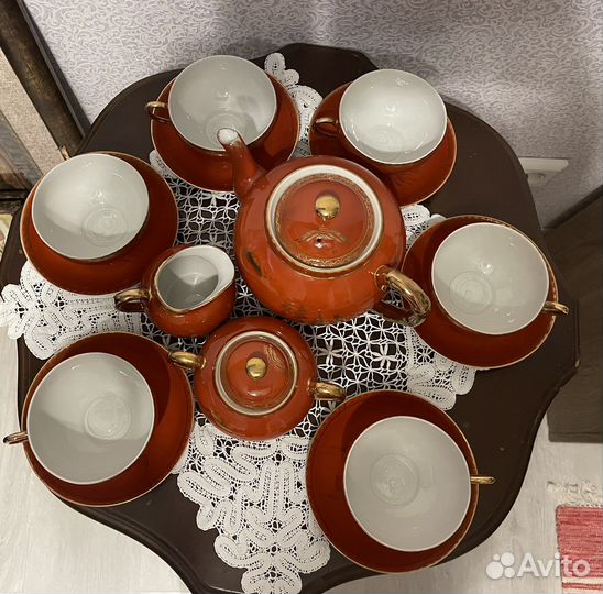 Чайный сервиз Япония костяной фарфор
