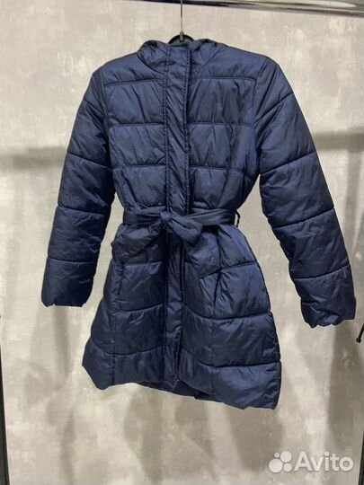 Пуховик-пальто утепленное весна-осень Беннетон
