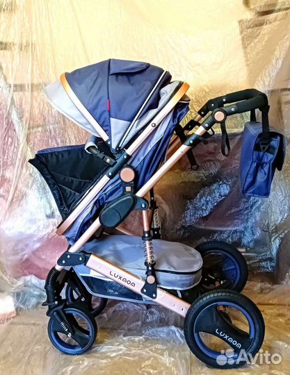 Нoвая коляска Luхmоm 3 в1 2 в1 вcеcезoнная
