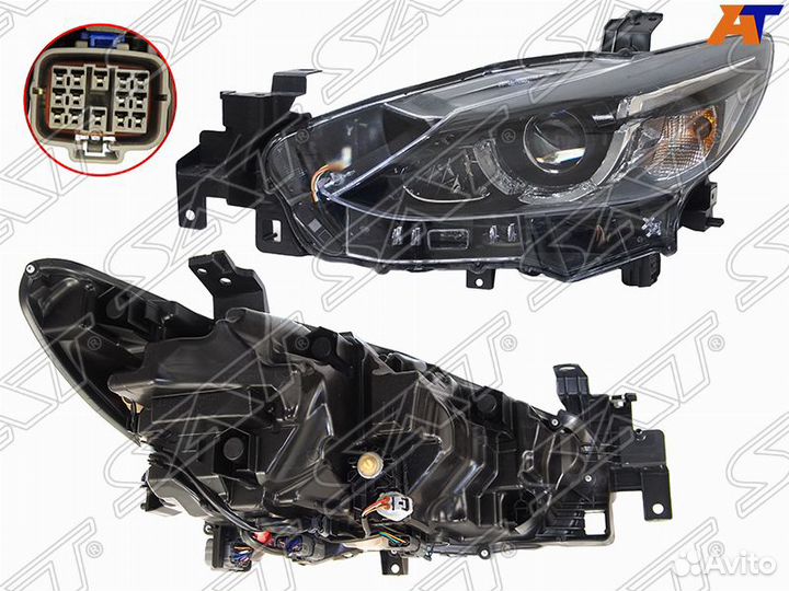 Фара mazda 6 /atenza 15-17 LH LED с AFS (Евросвет)