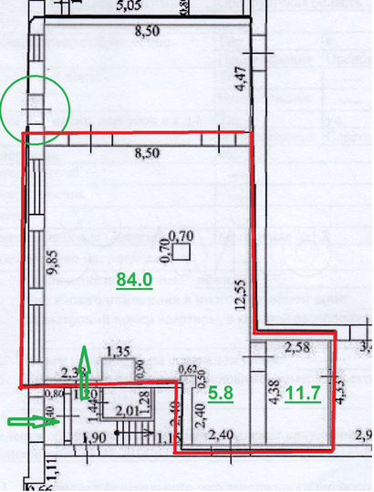 Свободного назначения, 101.5 м²
