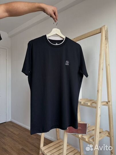 Футболка Brunello Cucinelli черная