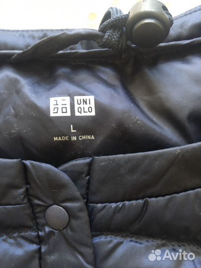 Пуховая жилетка uniqlo L