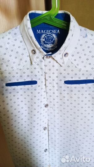 Рубашки на мальчика р.110-116