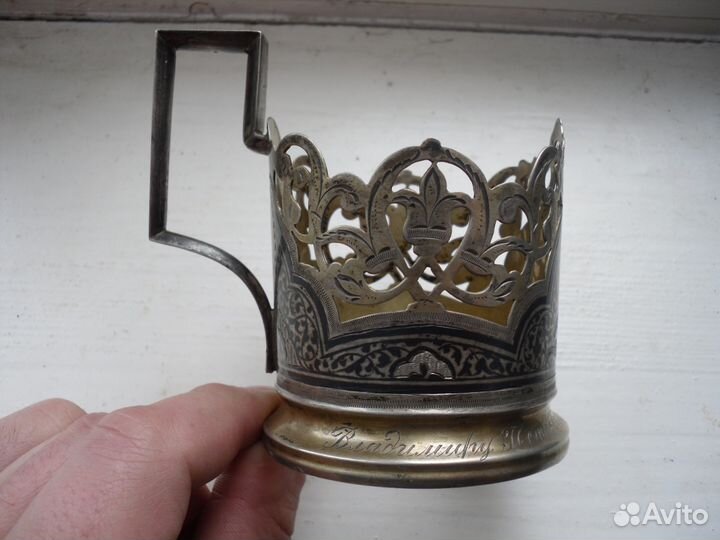 Сливочник с узором Ag 84