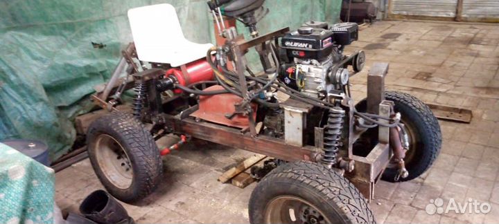 Самодельный трактор на базе квадроцикла