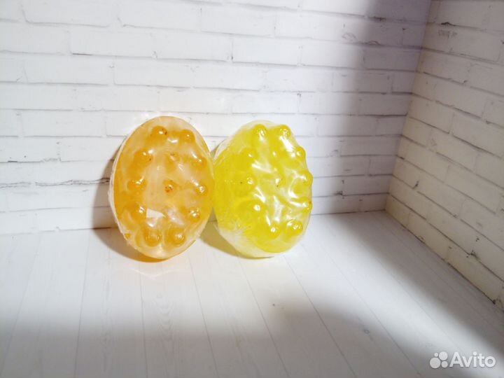 Янтарное мыло ручной работы