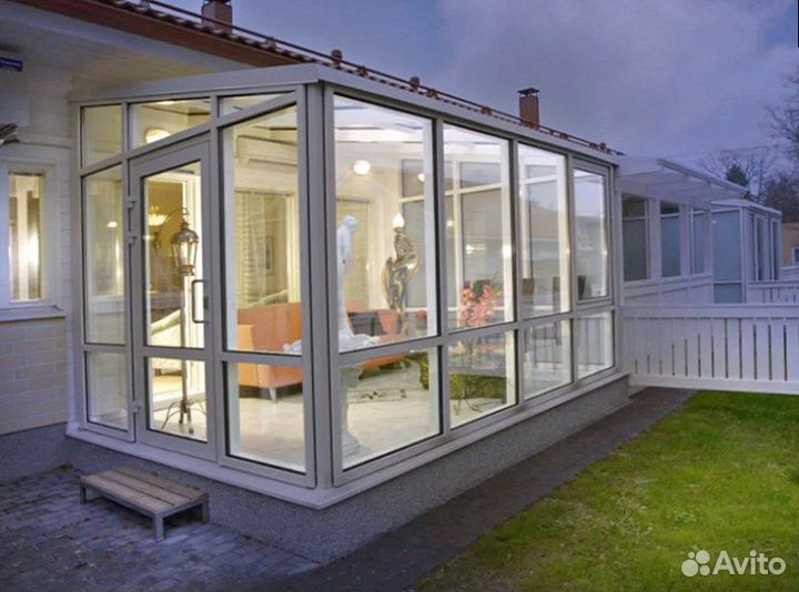 Остекление веранды/беседки с гарантией