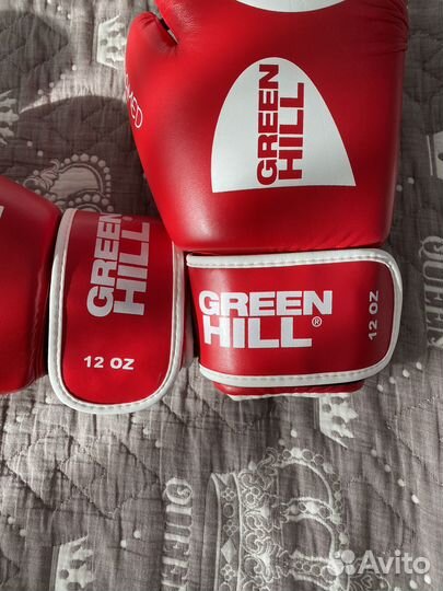Боксерские перчатки green hill 12 oz
