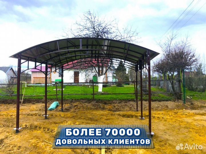 Навесы из поликарбоната. Свое производство