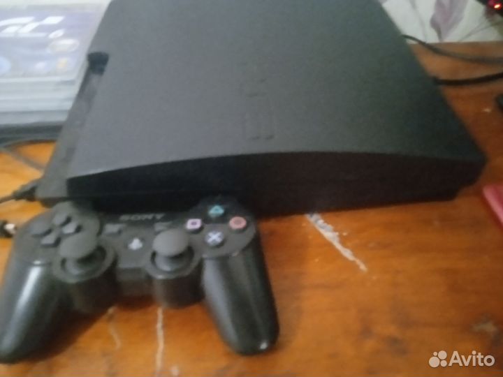 Игровая приставка ps3 прошитая slim +4 диска