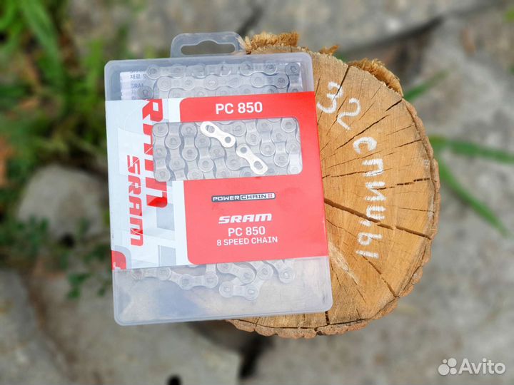 Цепь Sram 8 скоростей 114 звеньев с замком