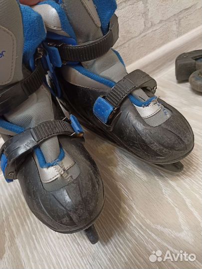 Роликовые коньки детские раздвижные