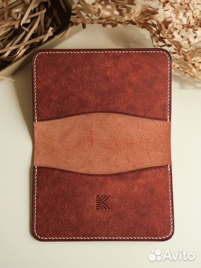 Обложка на паспорт из натуральной кожи