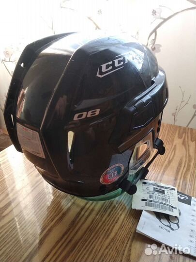 Шлем хоккейный res.(L),vect.08(L),reakt 75(m),lms5